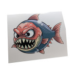 Evil Fish Sticker